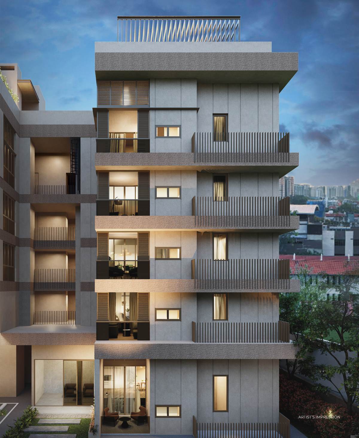 Jansen House development exterior render